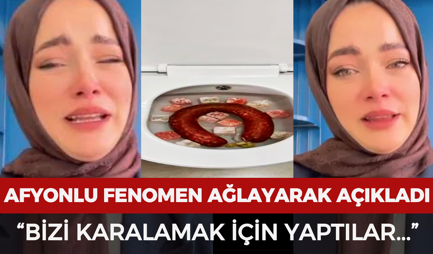 Afyonlu fenomen ağlayarak açıkladı: "Bizi karalamak için yaptılar..."