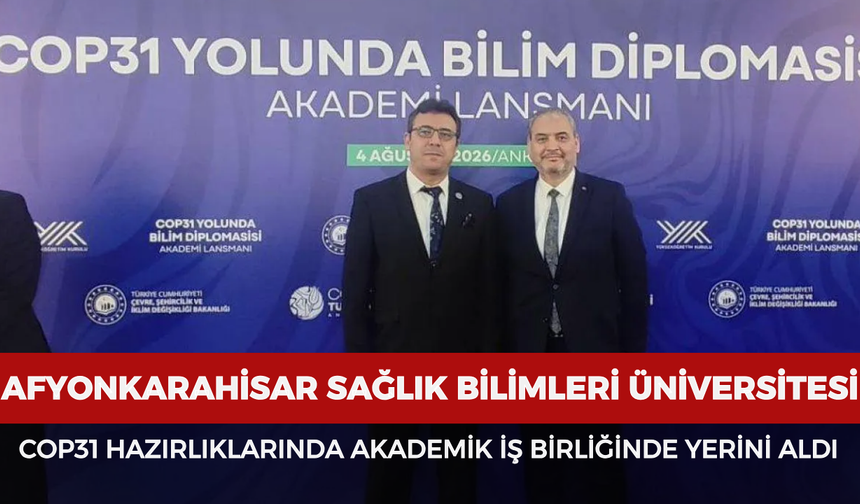 AFSÜ, COP31 hazırlıklarında akademik iş birliğinde yerini aldı