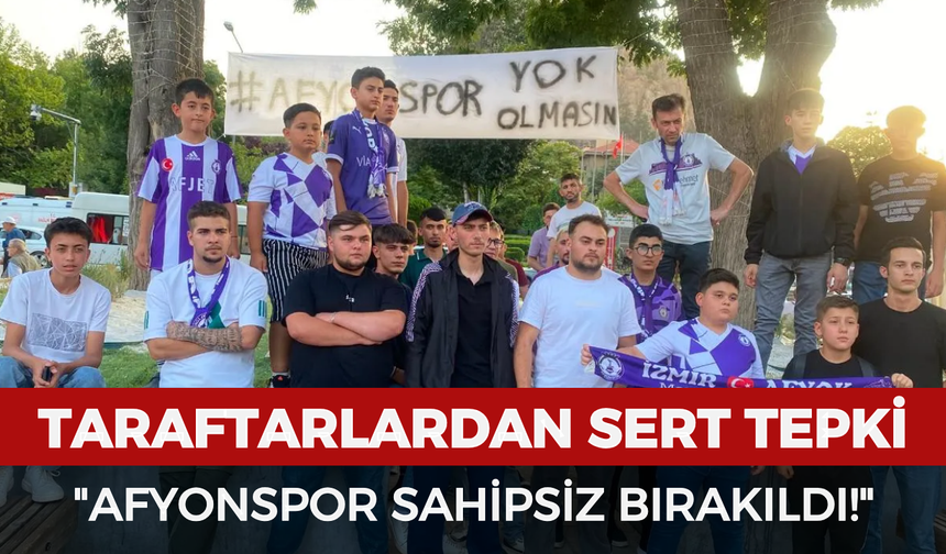 Taraftarlardan sert tepki: "Afyonspor sahipsiz bırakıldı!"
