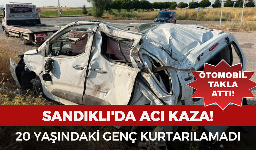 Sandıklı'da acı kaza! 20 yaşındaki genç kurtarılamadı