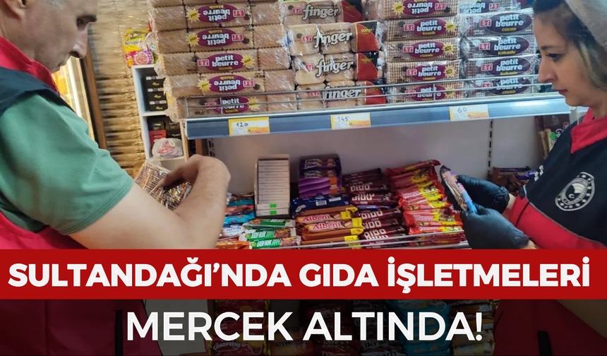 Sultandağı’nda gıda işletmeleri mercek altında