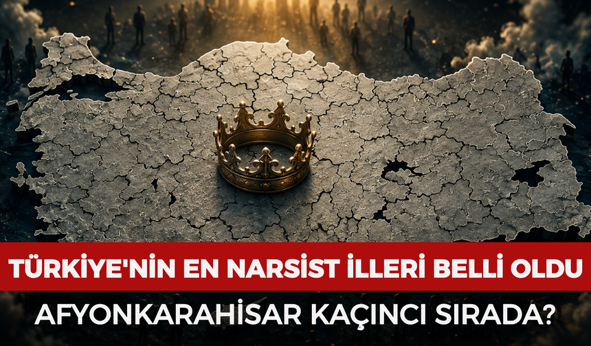 Türkiye'nin en narsist illeri belli oldu: Afyonkarahisar kaçıncı sırada?