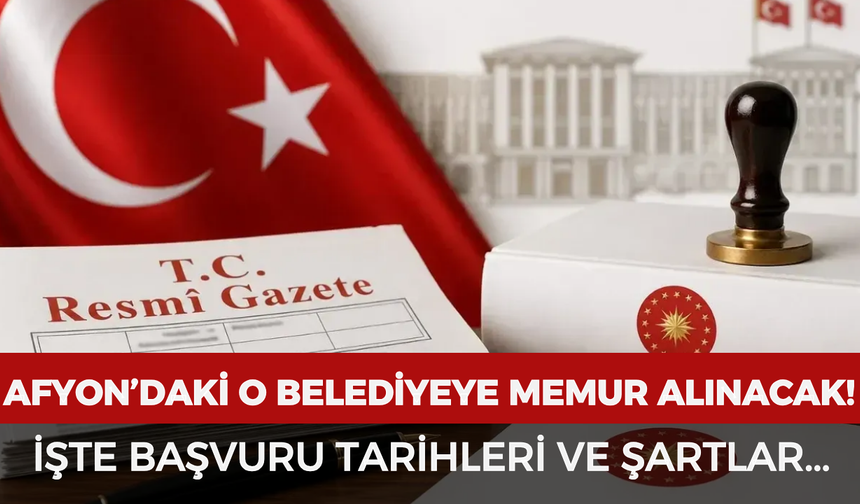 Tatarlı Belediyesi memur alımı ilanı yayımlandı: Başvuru tarihleri belli oldu