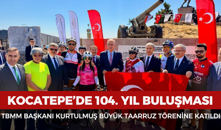 TBMM Başkanı Kurtulmuş Kocatepe'deki Büyük Taarruz törenlerine katıldı