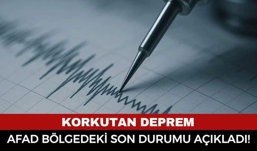 AFAD son dakika duyurdu: Gece Yarısı Korkutan Deprem! Çevre iller de sallandı