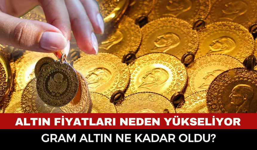Altın fiyatları neden yükseliyor, gram altın ne kadar oldu?