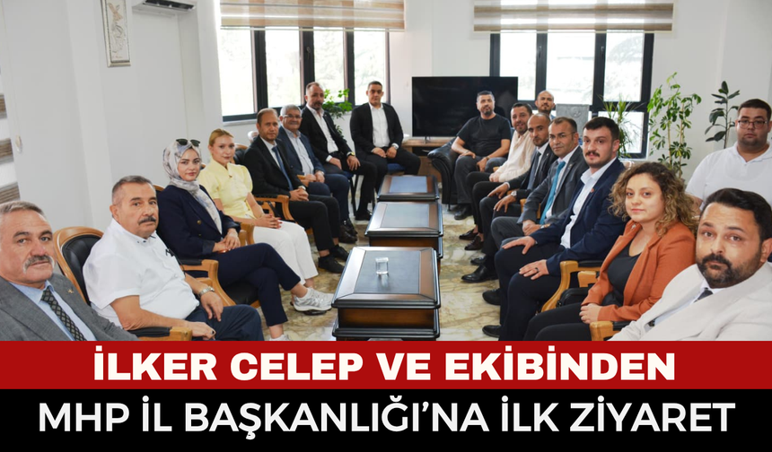 Mazbatayı alan MHP Merkez İlçe yönetimi soluğu İl Başkanlığı’nda aldı
