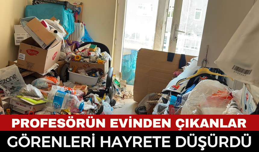 Kapısında "Rahatsız etmeyin" yazıyordu: Emekli kadın profesörün 2 dairesi çöp ev çıktı!