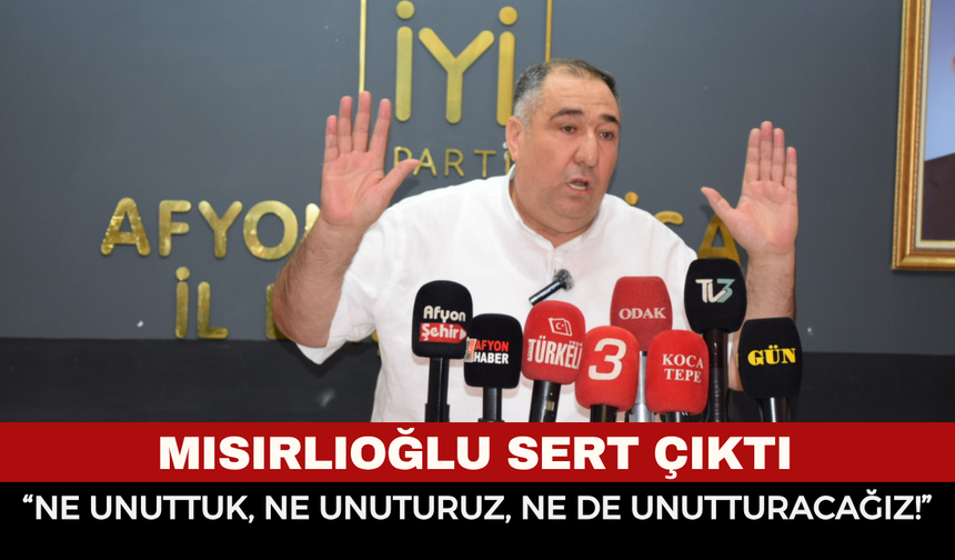 Mısırlıoğlu Sert Çıktı: Çerçeve yasaya sert tepki, kentsel dönüşüm için kritik sorular!