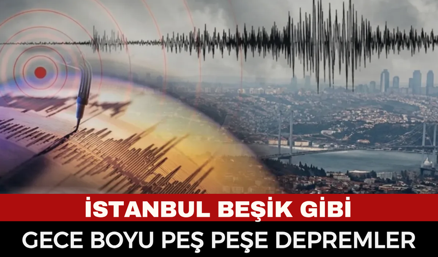 İstanbul Adalar Açıklarında Gece Boyu Peş Peşe Depremler! Uzmanlar Ne Diyor?
