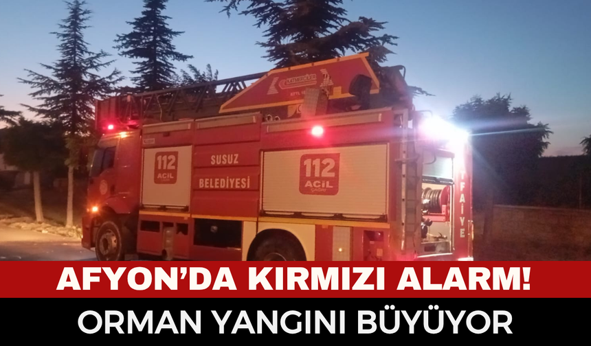 Rüzgar Alevleri Tetikledi! Susuz Beldesi’nde Yerleşim Yerleri Tehlikede Mi?