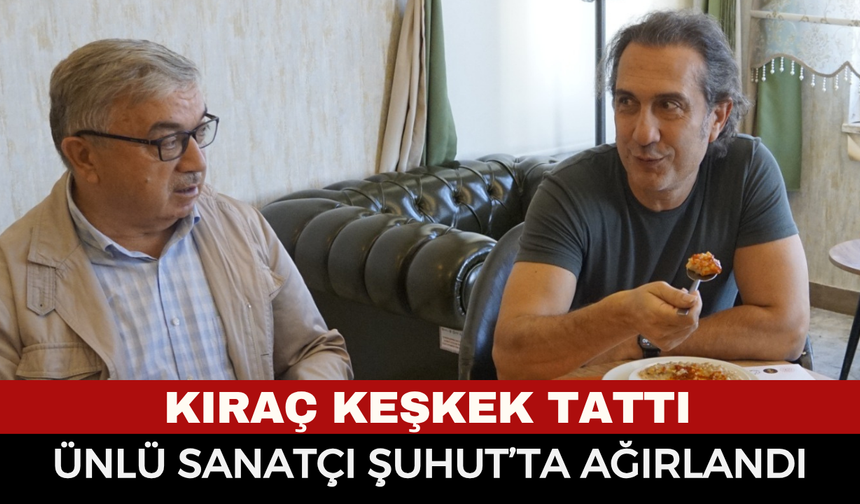 Şuhut Belediye Başkanı Özaşkın’dan Kıraç’a Özel Davet! Keşkek İkram Edilip Söz Alındı