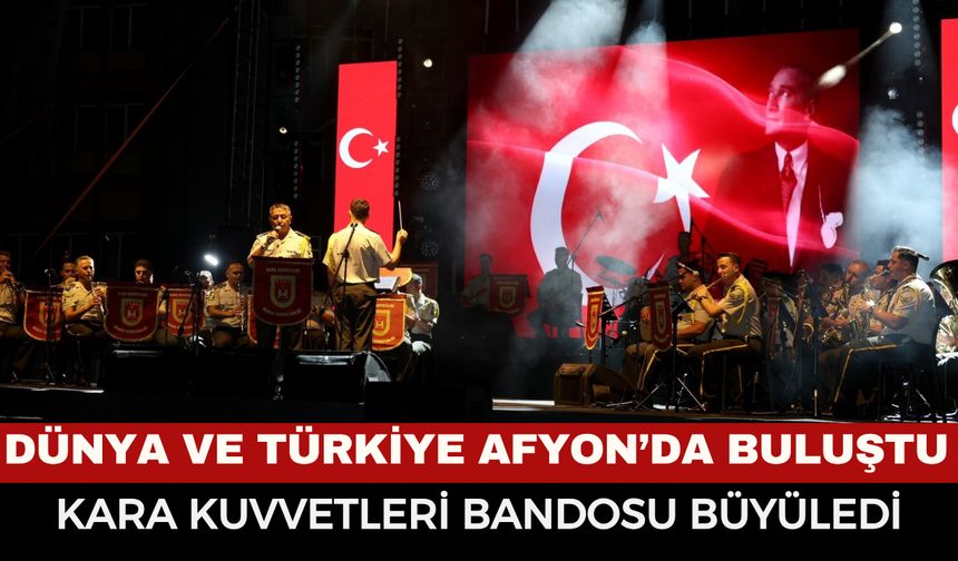 Büyük Taarruz'un 104. Yılında Unutulmaz Gece! Dünya Ve Türkiye Afyonkarahisar'da Buluştu