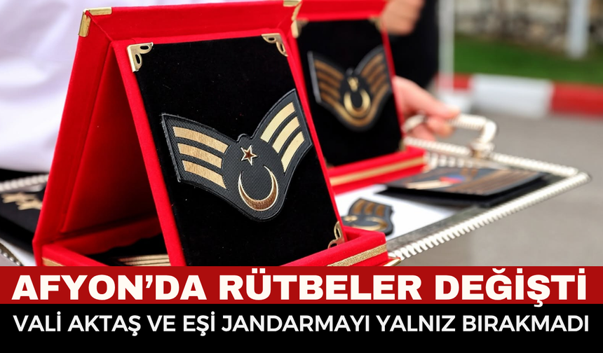 Jandarmada Rütbe Heyecanı! Vali Naci Aktaş Ve Eşi Törenle Yeni Rütbeleri Takdim Etti