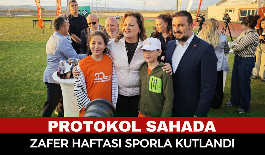 Afyonkarahisar Protokolü Spor Oyunlarında Buluştu! Zafer Haftası Coşkusu Sahaya Yansıdı