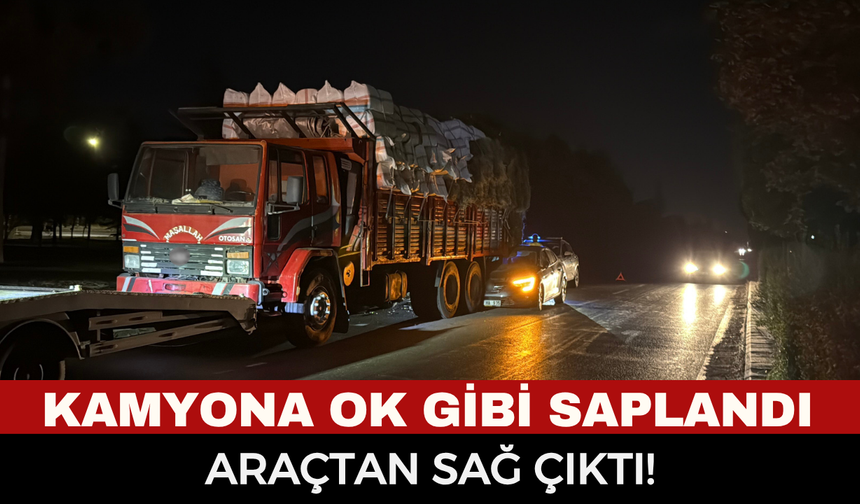 EMKO Sanayi Sitesinde Feci Kaza! Balya Yüklü Kamyonun Altına Giren Araçtan Sağ Çıktı