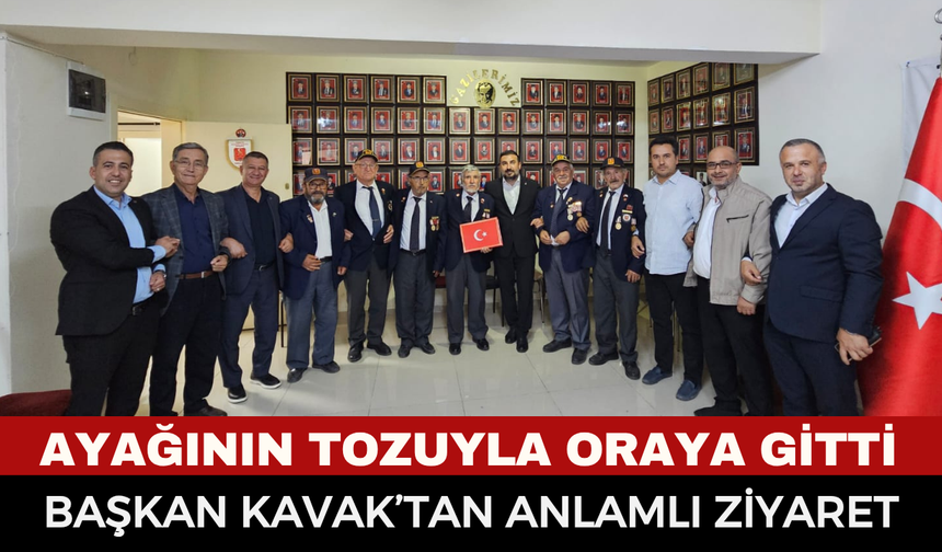 KAVAK’IN İLK DURAĞI ŞEHİT AİLELERİ VE GAZİLER OLDU! İŞTE O ANLAMLI ZİYARETİN DETAYLARI