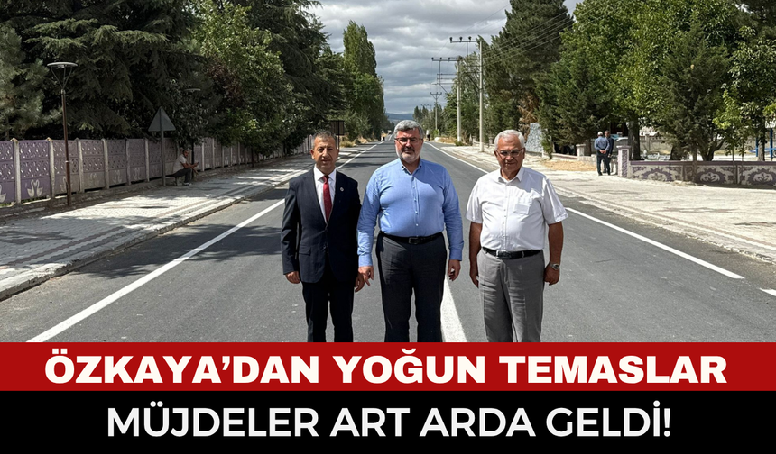 Milletvekili Ali Özkaya Sahaya İndi! Afyonkarahisar’ın Birçok Noktasında Yatırımlar İncelendi!