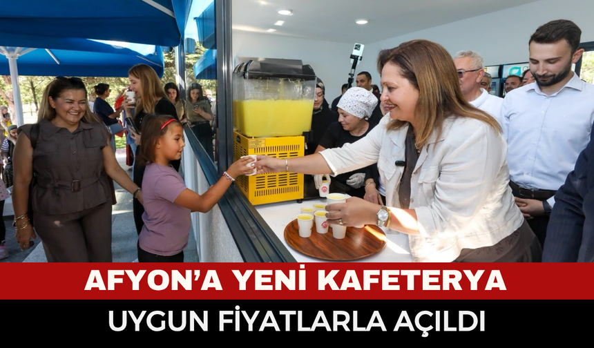 Afyon'da Millet Bahçesi’ne Yeni Sosyal Yaşam Alanı! Kaliteli Hizmet Uygun Fiyatla Geldi