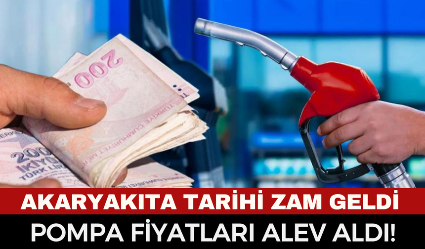 Sürücülere Gece Yarısı Şoku! Akaryakıta Tarihi Zam Geldi, Fiyatlar Rekor Kırdı