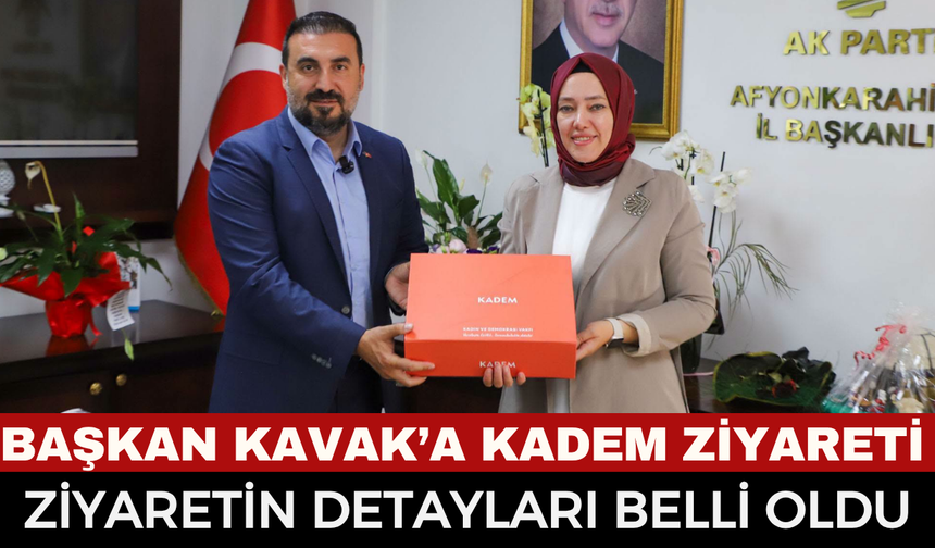 AK Parti Afyonkarahisar İl Başkanlığı’nda Önemli Görüşme! Dr. Özgür Kavak KADEM Heyetini Ağırladı