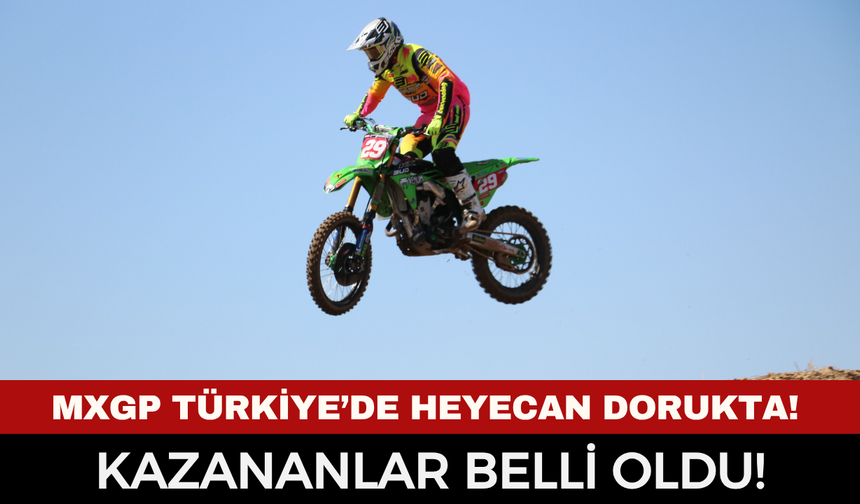 Afyonkarahisar’da Nefes Kesen Mücadele! Dünya Motokros Şampiyonası’nda Kazananlar Belli Oldu